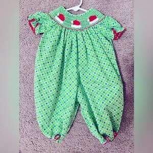 The cutest littlele christmas one piece!
